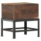 vidaXL Taburete de madera maciza de reciclada 35x35x40 cm vidaXL Taburete de madera maciza de reciclada 35x35x40 cm