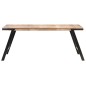 vidaXL Mesa de comedor de madera maciza de mango 180x90x76 cm vidaXL Mesa de comedor de madera maciza de mango 180x90x76 cm