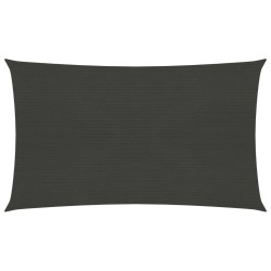vidaXL Toldo de vela gris antracita HDPE 160 g/m² 3,5x5 m