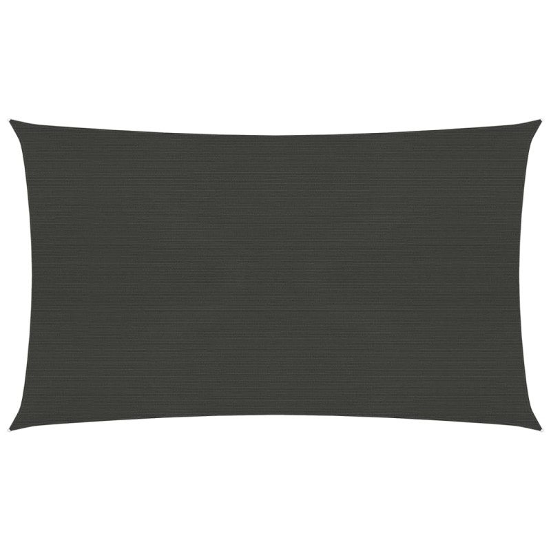 vidaXL Toldo de vela gris antracita HDPE 160 g/m² 3,5x5 m vidaXL Toldo de vela gris antracita HDPE 160 g/m² 3,5x5 m