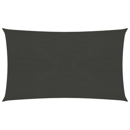 vidaXL Toldo de vela gris antracita HDPE 160 g/m² 3,5x5 m
