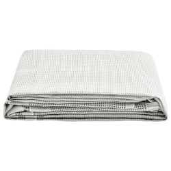 vidaXL Alfombra para tienda de campaña gris 250x250 cm