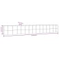 vidaXL Jardinera de acero recubrimiento en polvo marrón 554x100x68 cm vidaXL Jardinera de acero recubrimiento en polvo marrón 554x100x68 cm