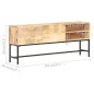vidaXL Aparador de madera maciza de mango 145x30x60 cm vidaXL Aparador de madera maciza de mango 145x30x60 cm