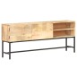 vidaXL Aparador de madera maciza de mango 145x30x60 cm vidaXL Aparador de madera maciza de mango 145x30x60 cm