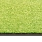vidaXL Felpudo lavable verde 90x120 cm vidaXL Felpudo lavable verde 90x120 cm