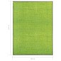 vidaXL Felpudo lavable verde 90x120 cm vidaXL Felpudo lavable verde 90x120 cm