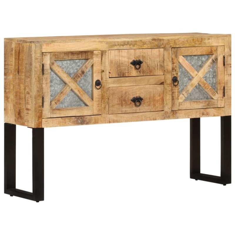 vidaXL Aparador de madera de mango rugosa 110x30x74 cm vidaXL Aparador de madera de mango rugosa 110x30x74 cm