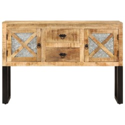 vidaXL Aparador de madera de mango rugosa 110x30x74 cm