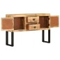 vidaXL Aparador de madera de mango rugosa 110x30x74 cm vidaXL Aparador de madera de mango rugosa 110x30x74 cm