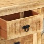 vidaXL Aparador de madera de mango rugosa 110x30x74 cm vidaXL Aparador de madera de mango rugosa 110x30x74 cm