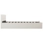 vidaXL Cama canapé hidráulica cuero sintético blanco 180x200 cm vidaXL Cama canapé hidráulica cuero sintético blanco 180x200 cm