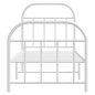 vidaXL Estructura cama metal con cabecero y pie cama blanca 75x190 cm vidaXL Estructura cama metal con cabecero y pie cama blanca 75x190 cm