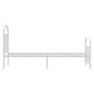 vidaXL Estructura cama metal con cabecero y pie cama blanca 75x190 cm vidaXL Estructura cama metal con cabecero y pie cama blanca 75x190 cm
