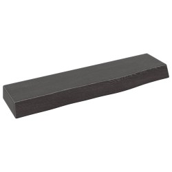 vidaXL Estante de pared madera roble tratada marrón oscuro 40x10x4 cm