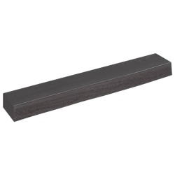 vidaXL Estante de pared madera roble tratada marrón oscuro 60x10x6 cm