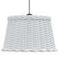 vidaXL Pantalla para lámpara de techo mimbre blanco Ø45x28 cm vidaXL Pantalla para lámpara de techo mimbre blanco Ø45x28 cm