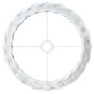 vidaXL Pantalla para lámpara de techo mimbre blanco Ø45x28 cm vidaXL Pantalla para lámpara de techo mimbre blanco Ø45x28 cm