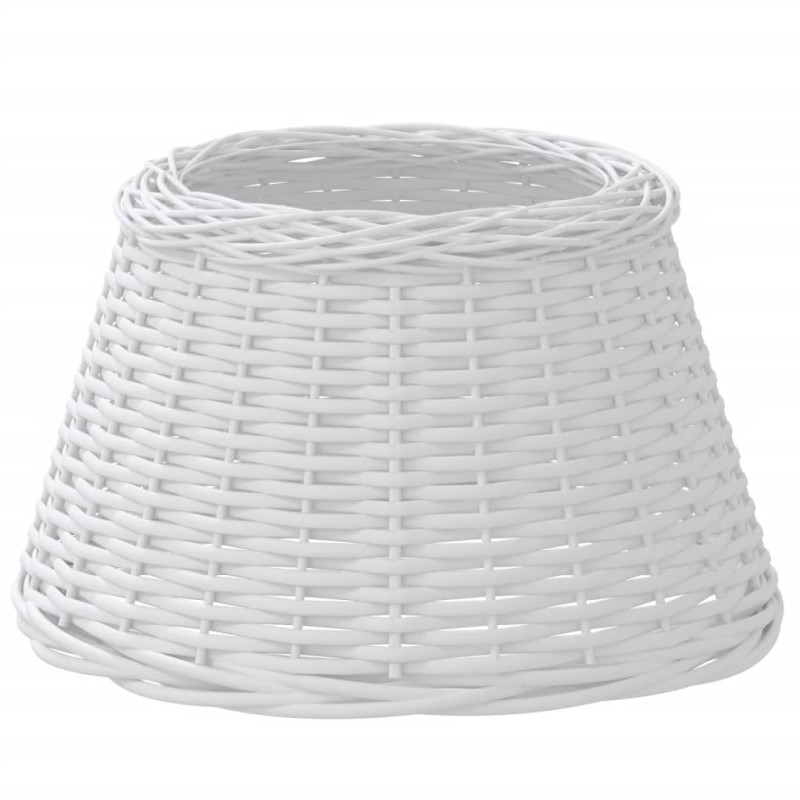 vidaXL Pantalla para lámpara mimbre blanco Ø50x30 cm vidaXL Pantalla para lámpara mimbre blanco Ø50x30 cm