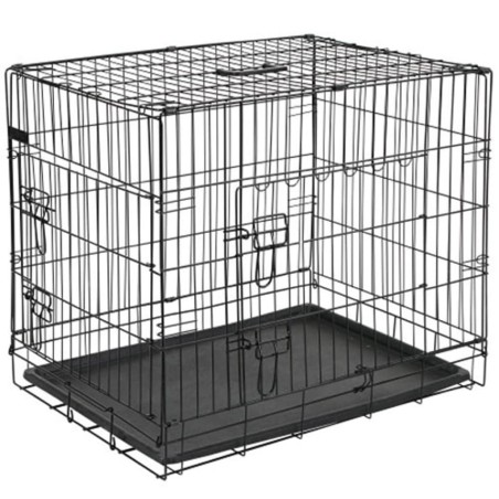 @Pet Transportín para perros metal negro 92,5x57,5x64 cm 15003