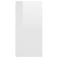 vidaXL Aparador de madera de ingeniería blanco brillo 160x36x75 cm vidaXL Aparador de madera de ingeniería blanco brillo 160x36x75 cm