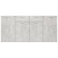 vidaXL Aparador de madera de ingeniería gris 160x36x75 cm vidaXL Aparador de madera de ingeniería gris 160x36x75 cm