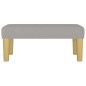 vidaXL Banco de tela gris claro 70x30x30 cm vidaXL Banco de tela gris claro 70x30x30 cm