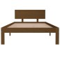 vidaXL Estructura de cama madera maciza de pino marrón miel 100x200 cm vidaXL Estructura de cama madera maciza de pino marrón miel 100x200 cm
