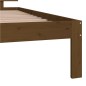 vidaXL Estructura de cama madera maciza de pino marrón miel 100x200 cm vidaXL Estructura de cama madera maciza de pino marrón miel 100x200 cm