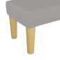 vidaXL Banco de tela gris claro 70x30x30 cm vidaXL Banco de tela gris claro 70x30x30 cm
