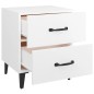 vidaXL Mesitas de noche 2 unidades blancas 40x35x47,5 cm vidaXL Mesitas de noche 2 unidades blancas 40x35x47,5 cm