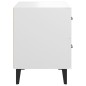 vidaXL Mesitas de noche 2 unidades blancas 40x35x47,5 cm vidaXL Mesitas de noche 2 unidades blancas 40x35x47,5 cm