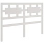 vidaXL Cabecero de cama madera maciza de pino blanco 155,5x4x100 cm