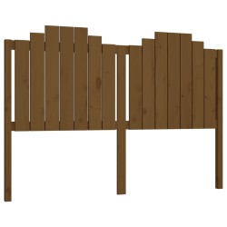 vidaXL Cabecero de cama madera maciza de pino marrón miel 156x4x110 cm