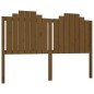 vidaXL Cabecero de cama madera maciza de pino marrón miel 156x4x110 cm