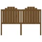 vidaXL Cabecero de cama madera maciza de pino marrón miel 156x4x110 cm