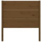 vidaXL Cabecero madera maciza de pino marrón miel 81x4x100 cm vidaXL Cabecero madera maciza de pino marrón miel 81x4x100 cm