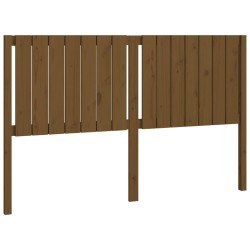 vidaXL Cabecero de cama madera maciza pino marrón miel 155,5x4x100 cm