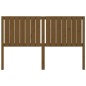 vidaXL Cabecero de cama madera maciza pino marrón miel 155,5x4x100 cm vidaXL Cabecero de cama madera maciza pino marrón miel 155,5x4x100 cm