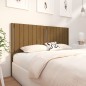 vidaXL Cabecero de cama madera maciza pino marrón miel 155,5x4x100 cm vidaXL Cabecero de cama madera maciza pino marrón miel 155,5x4x100 cm