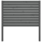 vidaXL Cabecero de cama madera maciza de pino gris 81x4x100 cm vidaXL Cabecero de cama madera maciza de pino gris 81x4x100 cm