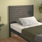 vidaXL Cabecero de cama madera maciza de pino gris 81x4x100 cm vidaXL Cabecero de cama madera maciza de pino gris 81x4x100 cm