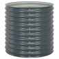 vidaXL Arriate de acero galvanizado gris 80x80x81 cm vidaXL Arriate de acero galvanizado gris 80x80x81 cm