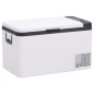 vidaXL Nevera con asa PP y PE negro y blanco 25 L vidaXL Nevera con asa PP y PE negro y blanco 25 L