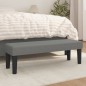 vidaXL Banco de tela gris oscuro 100x30x30 cm vidaXL Banco de tela gris oscuro 100x30x30 cm