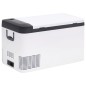 vidaXL Nevera con asa PP y PE negro y blanco 25 L vidaXL Nevera con asa PP y PE negro y blanco 25 L