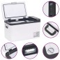 vidaXL Nevera con asa PP y PE negro y blanco 25 L vidaXL Nevera con asa PP y PE negro y blanco 25 L