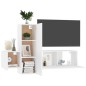 vidaXL Set de muebles de salón TV 3 piezas madera de ingeniería blanco vidaXL Set de muebles de salón TV 3 piezas madera de ingeniería blanco