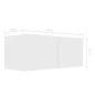 vidaXL Set de muebles de salón TV 3 piezas madera de ingeniería blanco vidaXL Set de muebles de salón TV 3 piezas madera de ingeniería blanco