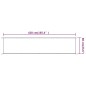 vidaXL Toldo vertical tela oxford azul 60x420 cm vidaXL Toldo vertical tela oxford azul 60x420 cm